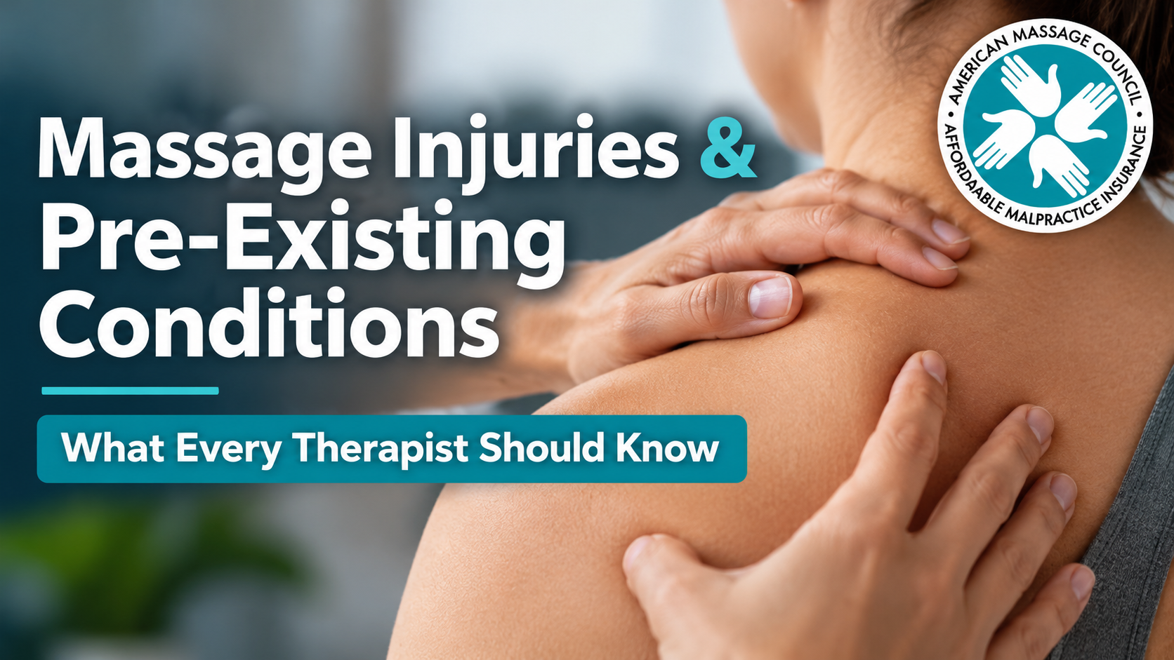 Massage therapist considerations for injuries involving pre-existing conditions
